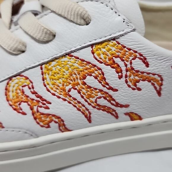🐽SOLUDOS🐽 STYLE IBIZA HOT STUFF🔥LEATHER PLATFORM SNEAKER LADIES 10.0🔥NIB🔥 - Picture 9 of 16